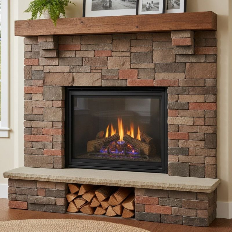 Benefits Of Brick And Stone Non-Gas Fireplaces For Homes