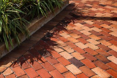 Brick Hardscape Installation in Framingham, MA