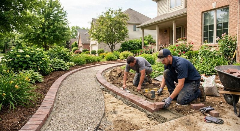 Brick Hardscaping Installation in Fairfield County, CT