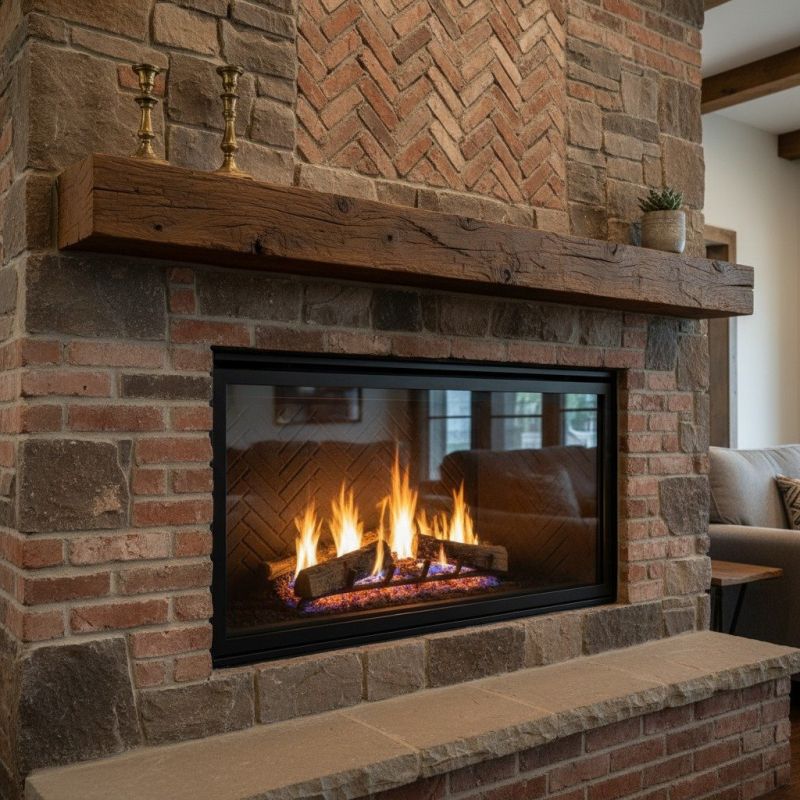 Brick Vs. Stone Finishes For Wood-Burning Fireplaces