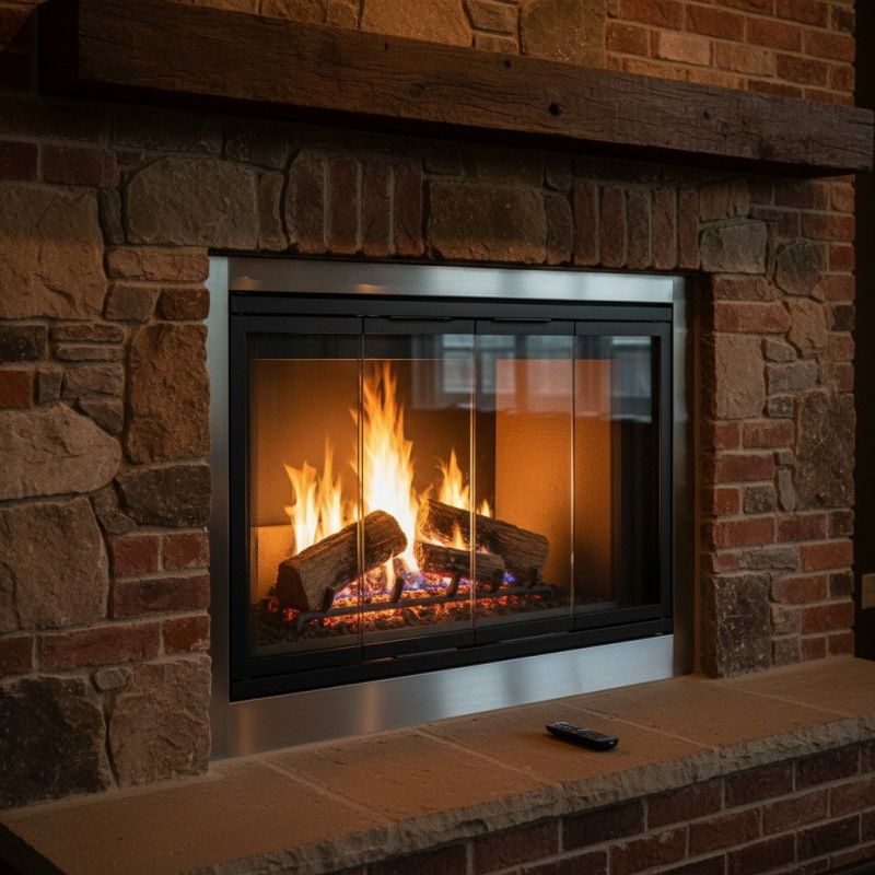 Brick Vs. Stone Finishes For Wood-Burning Fireplaces