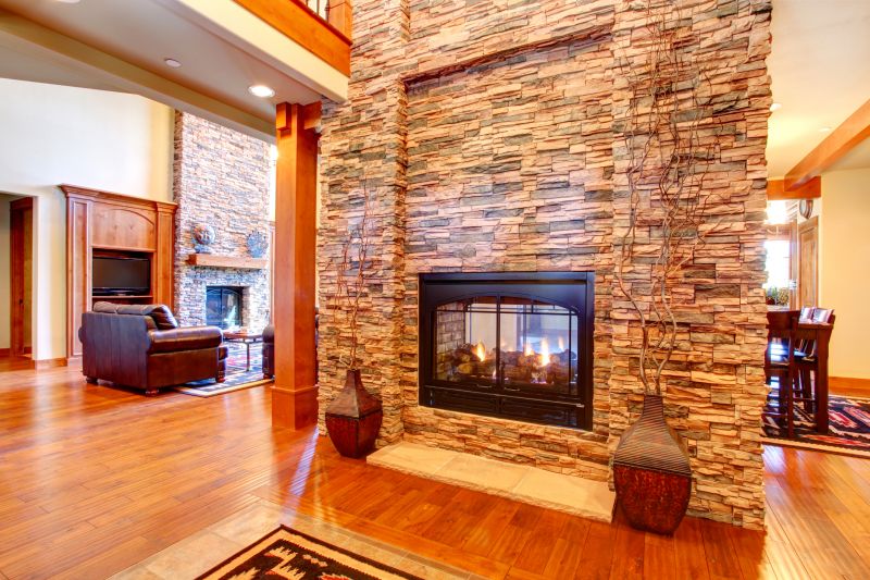 Stone Fireplace Installation
