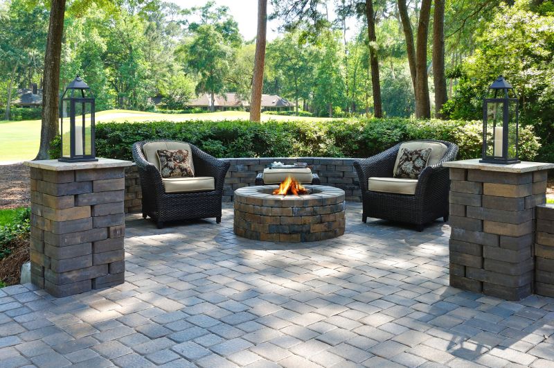 Outdoor Fireplace Setup